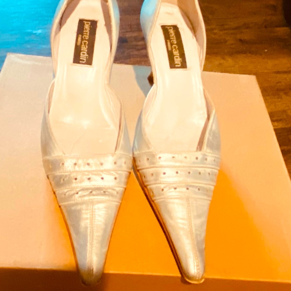 Vintage Silver Pierre Cardin Heels